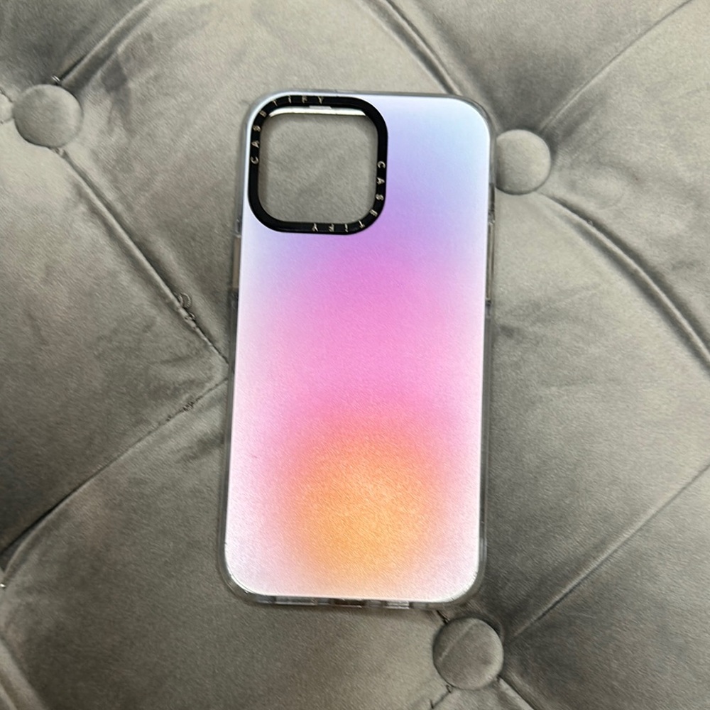 Casetify Gradient Case - Pink, Purple, Orange iPhone 14 Pro Max